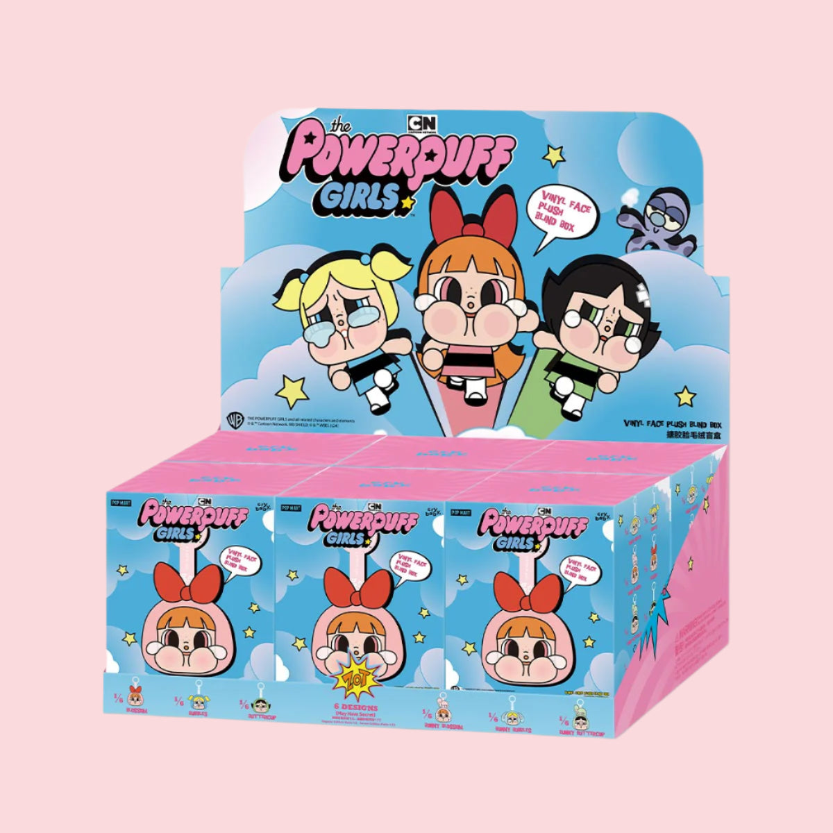 CRYBABY × The Powerpuff Girls Series Vinyl Plush Pendant Blind Box