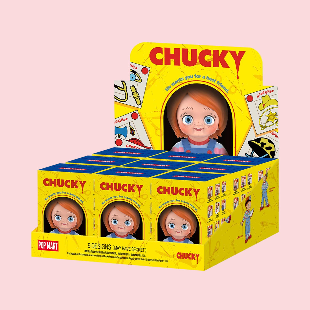 Chucky Franchise Series Figures - Whole Set