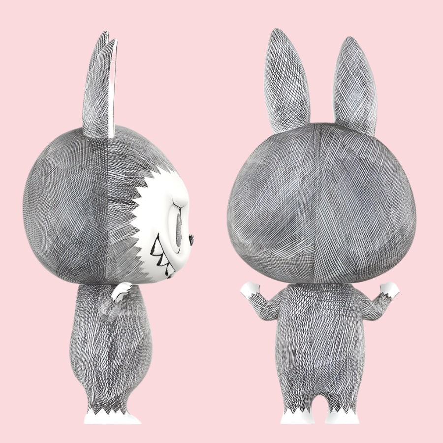 The Monsters MEGA LABUBU 400% Sketch