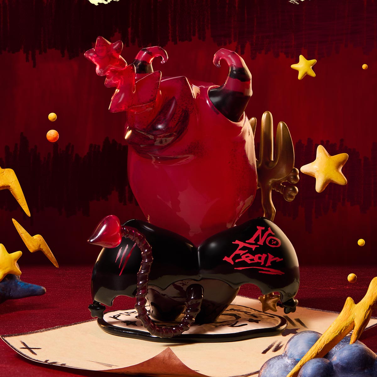 Twinkle Twinkle Little Devil Star Figure - Back