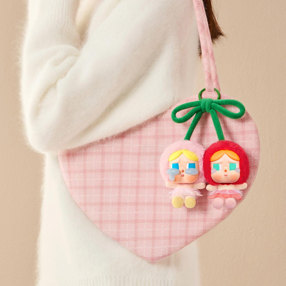 CRYBABY Crying For Love Series Vinyl Plush Pendant (Love You Cherry Much) - Collectique