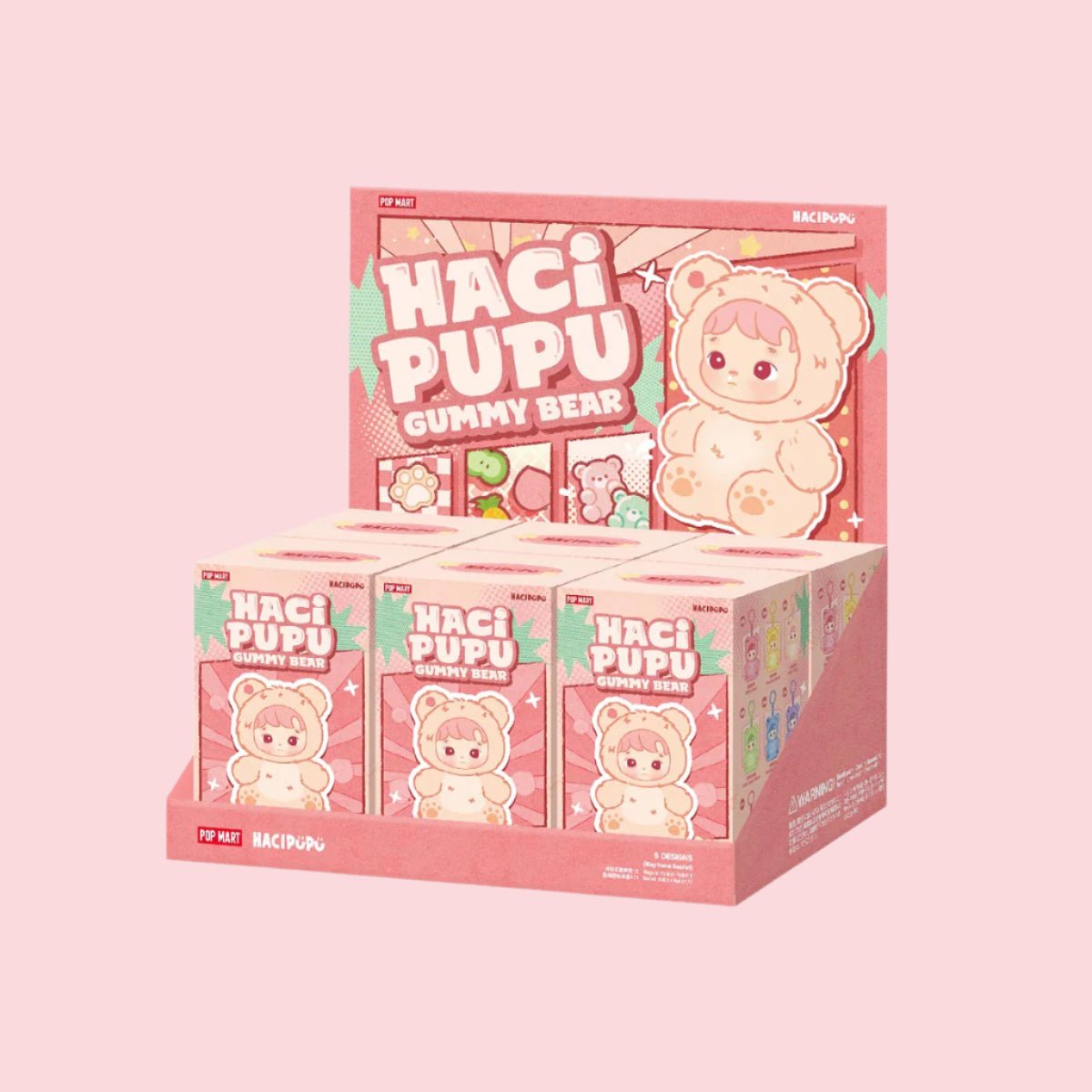 HACIPUPU Gummy Bear Series Vinyl Plush Pendant Blind Box - Collectique