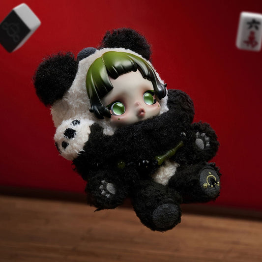 SKULLPANDA Lazy Panda Plush Doll Pendant - Collectique