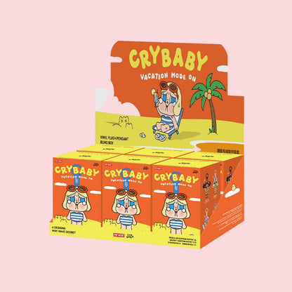 CRYBABY Vacation Mode On Series-Vinyl Plush Pendant Blind Box