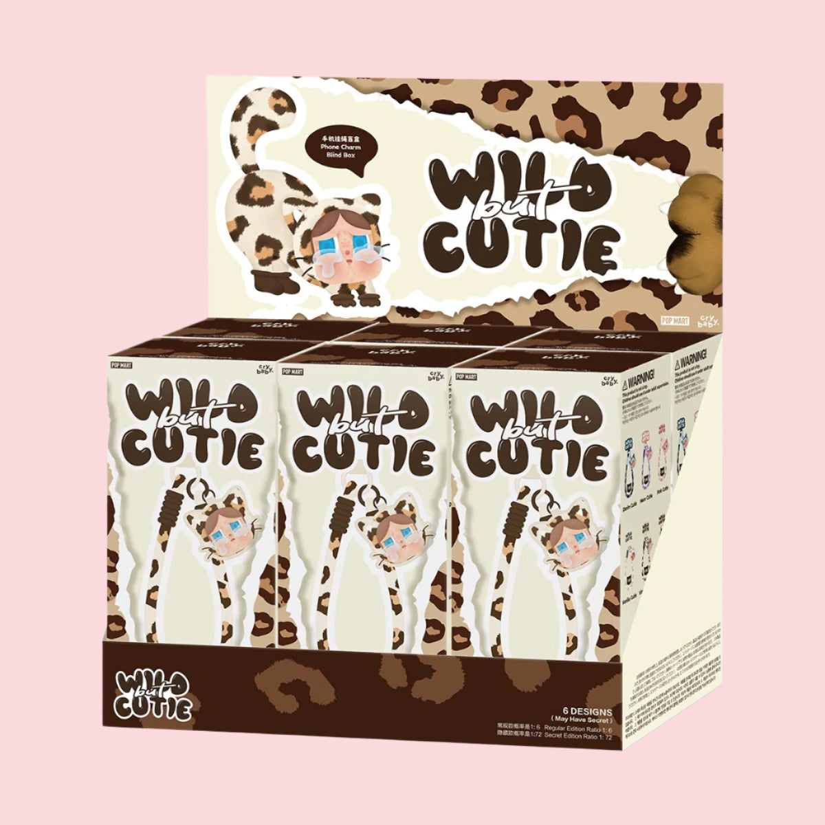CRYBABY Wild but Cutie Series-Phone Charm Blind Box
