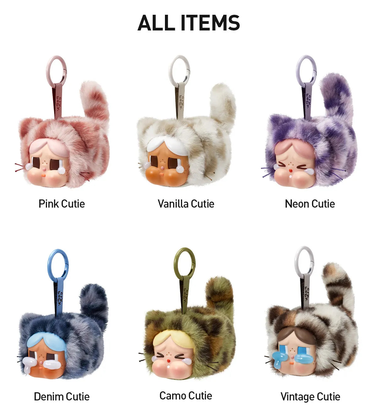 CRYBABY Wild but Cutie Series Vinyl Plush Pendant Blind Box