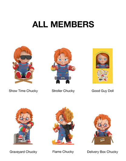 Chucky Franchise Series Figures - All Members
