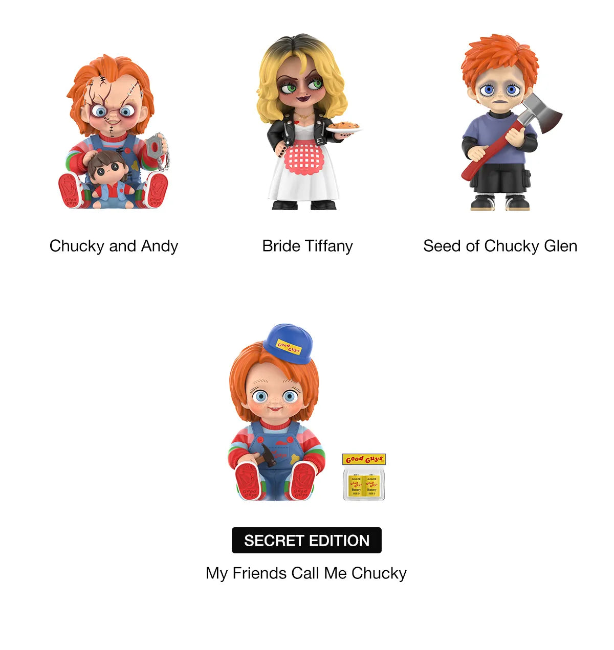 Chucky Franchise Series Figures - All Members 2