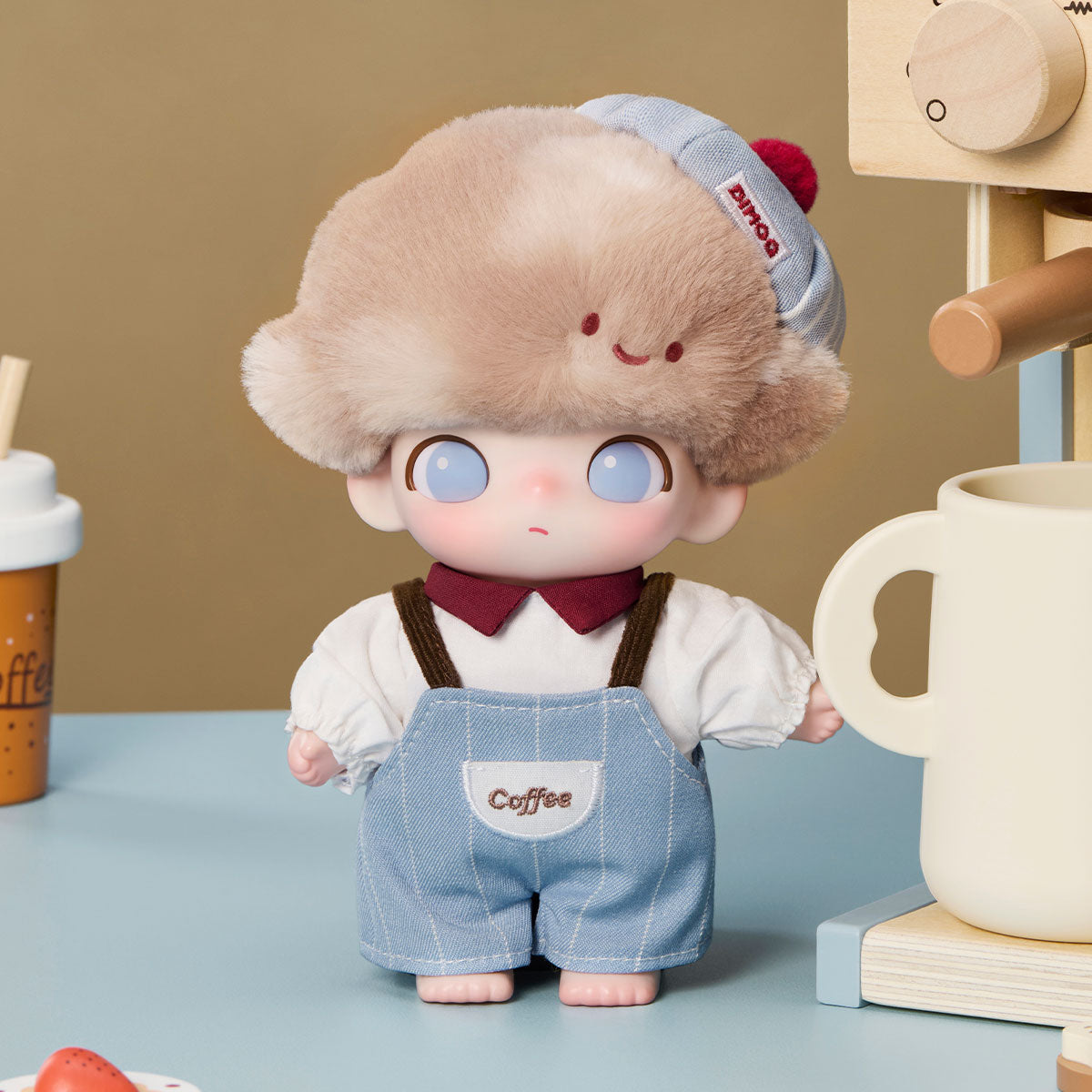 DIMOO Crush on Coffee Series Vinyl Plush Blister Pack Front 2