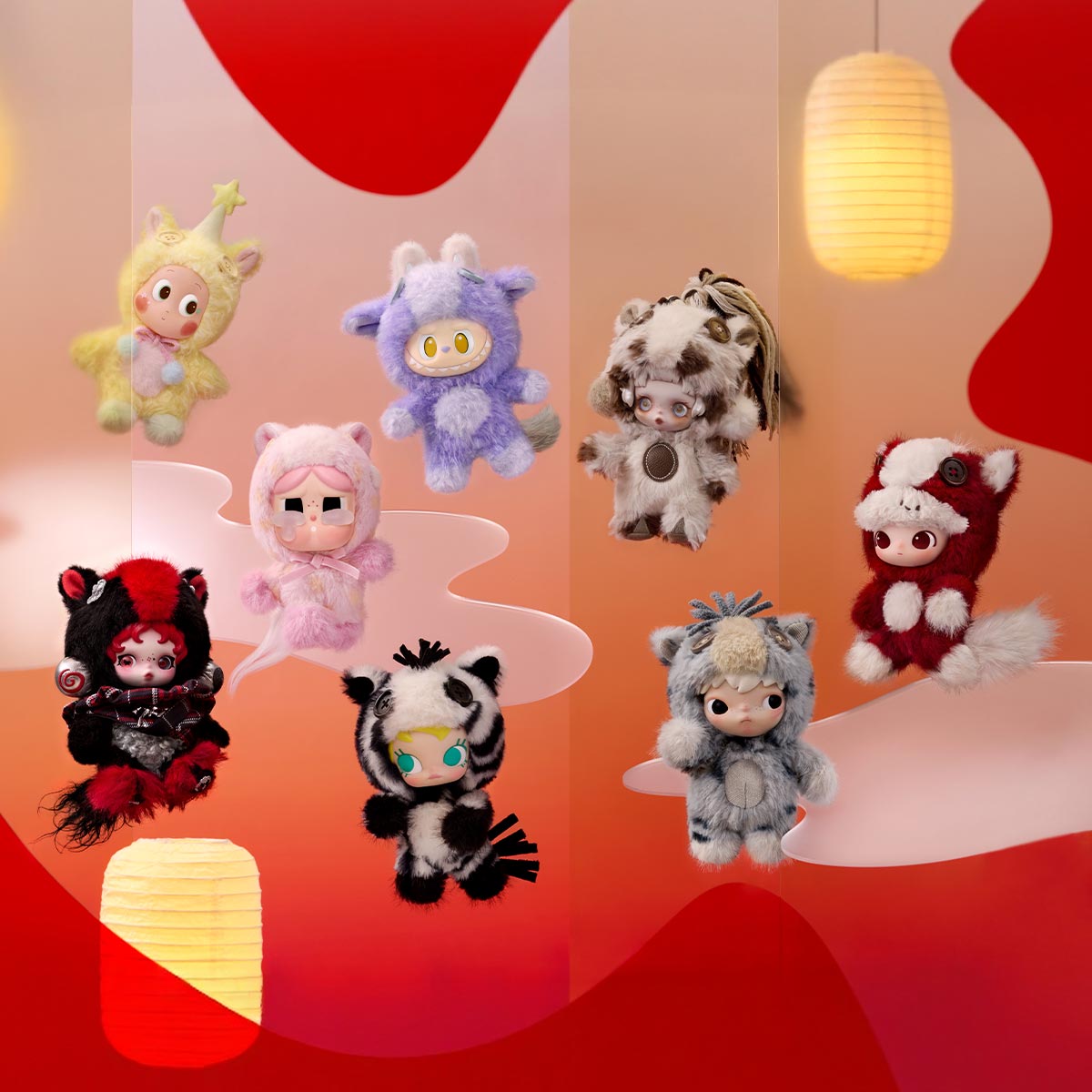 Have a Good Run Series Plush Pendant Blind Box All Members