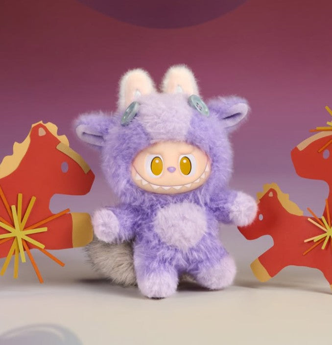 Have a Good Run Series Plush Pendant Blind Box Happy Family Labubu POP MART