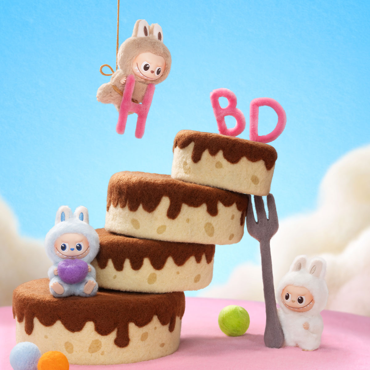 Labubu Pin for Love Group Birthday