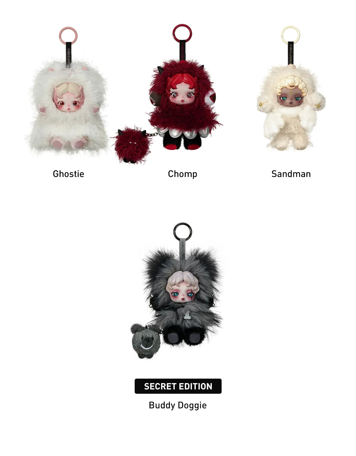 SKULL PANDA You Found Me Series Plush Doll Pendant - All Members 2