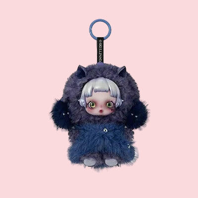 SKULL PANDA You Found Me Series Plush Doll Pendant - Cerberus Front