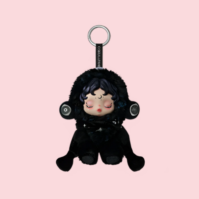 SKULL PANDA You Found Me Series Plush Doll Pendant - Darkness