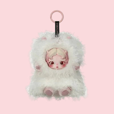 SKULL PANDA You Found Me Series Plush Doll Pendant - Ghostie Front
