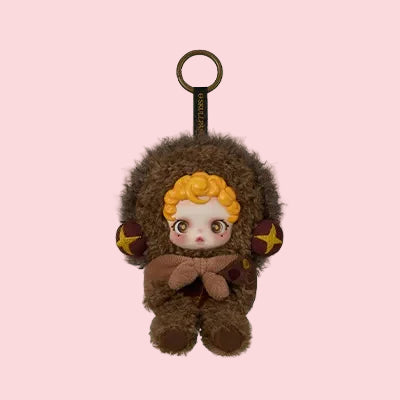 SKULL PANDA You Found Me Series Plush Doll Pendant - Sneaky Chestnut