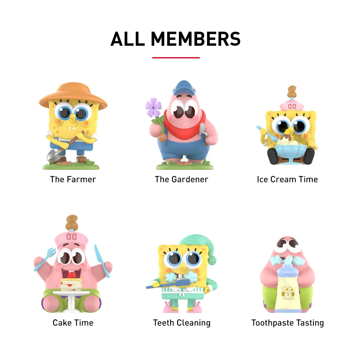 SpongeBob Best Friends Series Figures