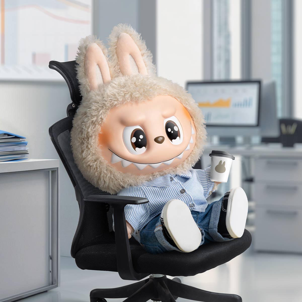 The Monsters FLIP WITH ME Vinyl Plush Doll