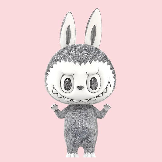 The Monsters MEGA LABUBU 400% Sketch