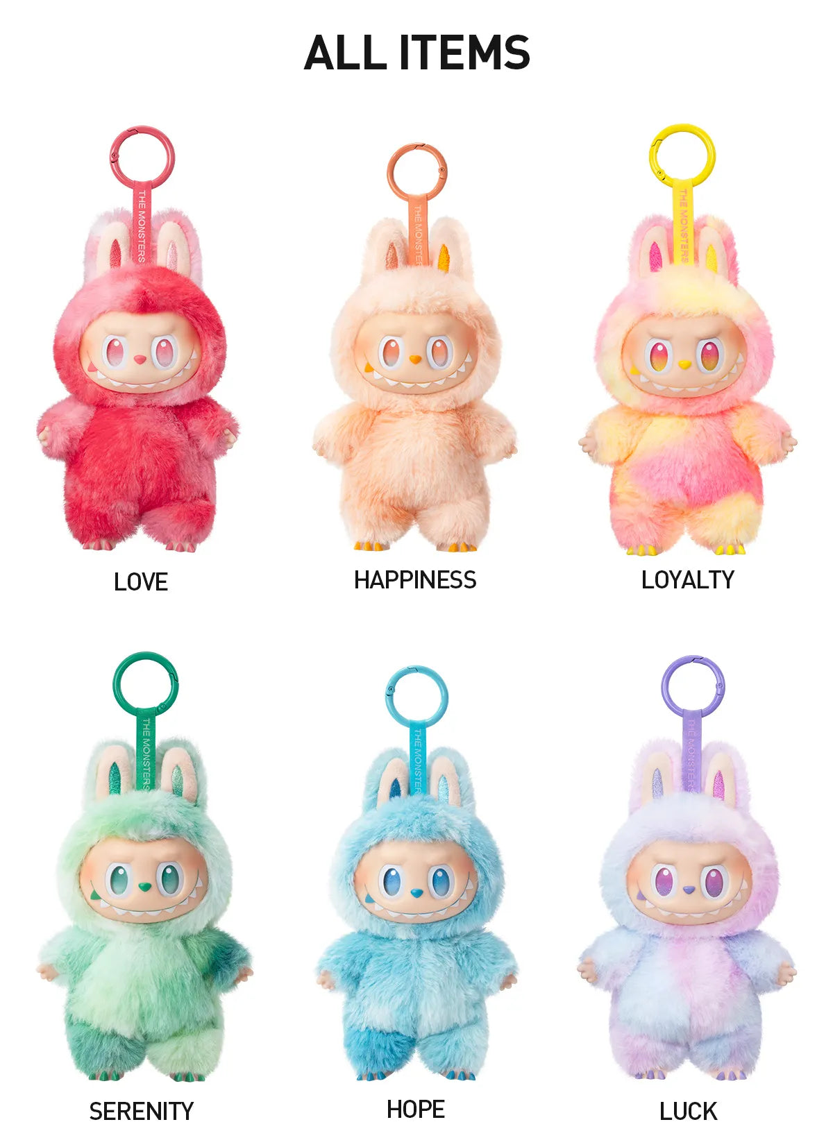 The Monsters Big into Energy Series Plush Pendant Blind Box