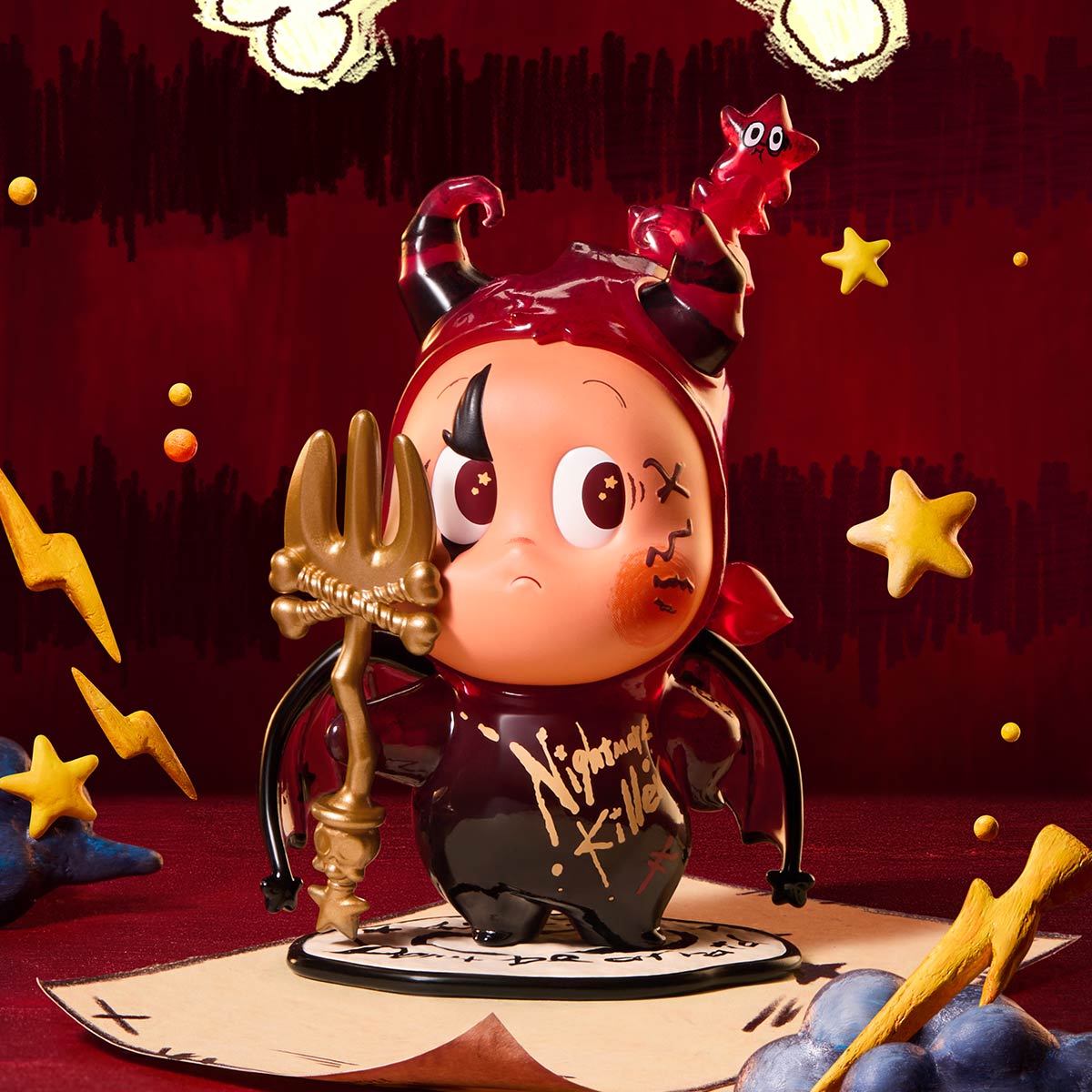 Twinkle Twinkle Little Devil Star Figure - Front 2