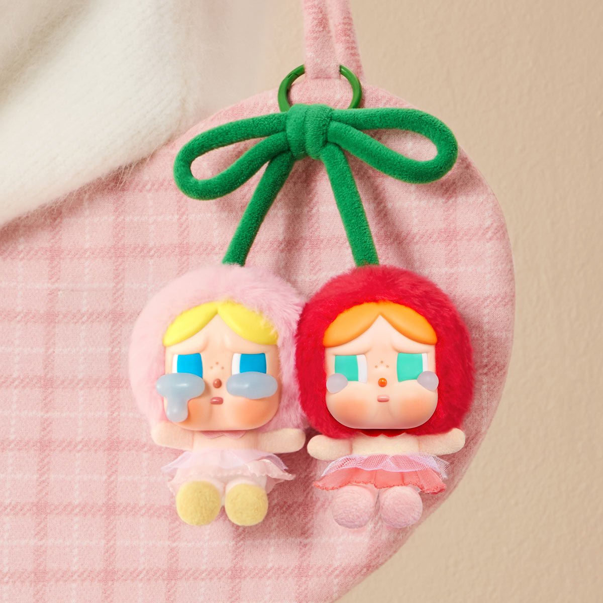 CRYBABY Crying For Love Series Vinyl Plush Pendant (Love You Cherry Much) - Collectique