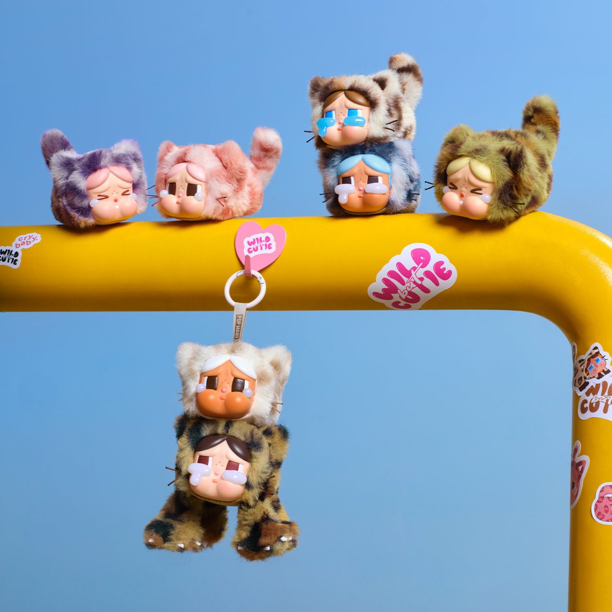 CRYBABY Wild but Cutie Series Vinyl Plush Pendant Blind Box - Collectique