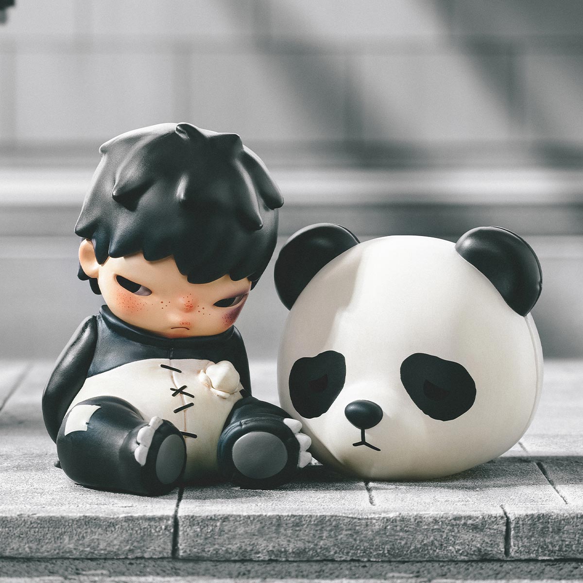 Hirono Doll Panda Figure - Collectique