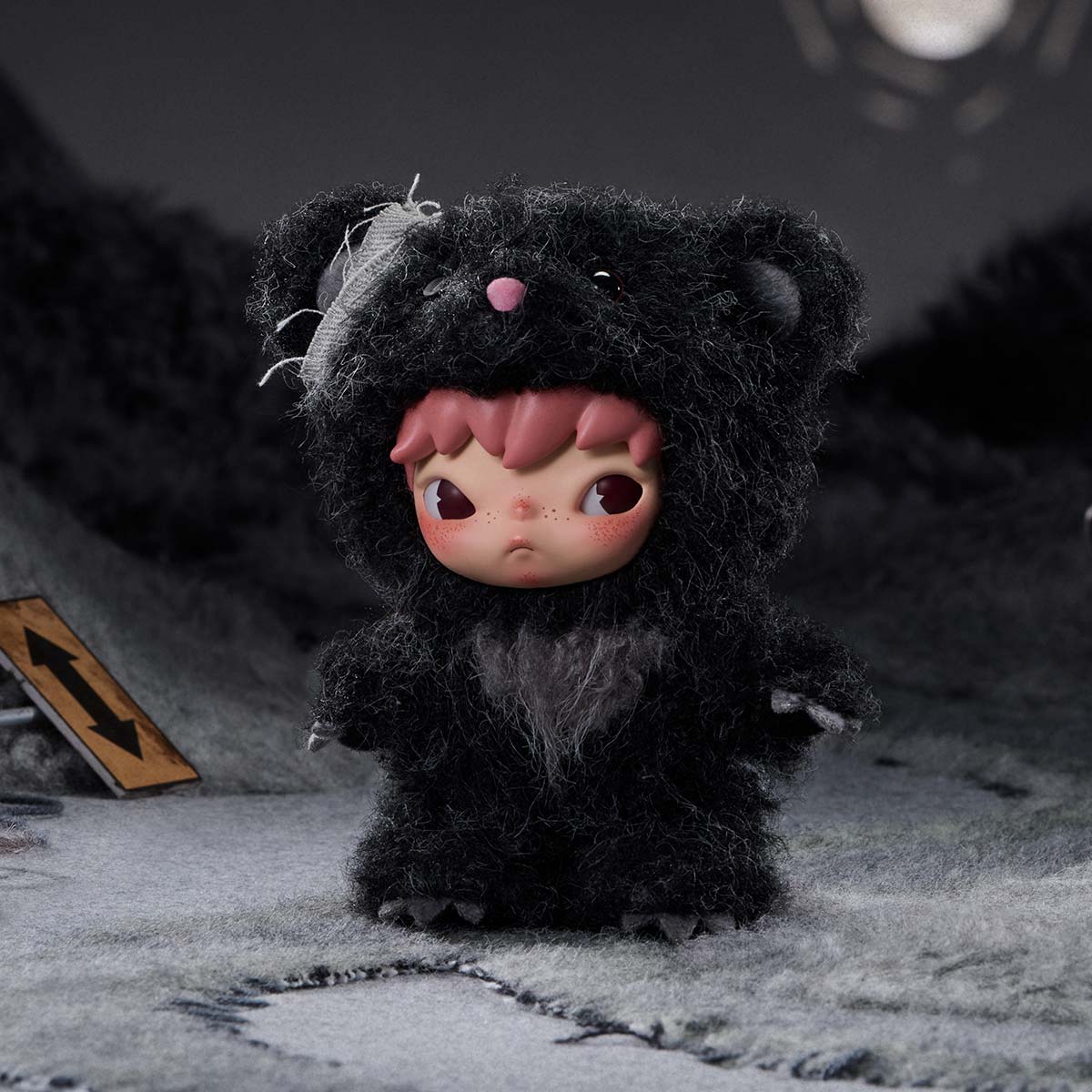 Hirono Road Journal Series Plush Doll Pendant Blind Box - Lost in the Night Hirono