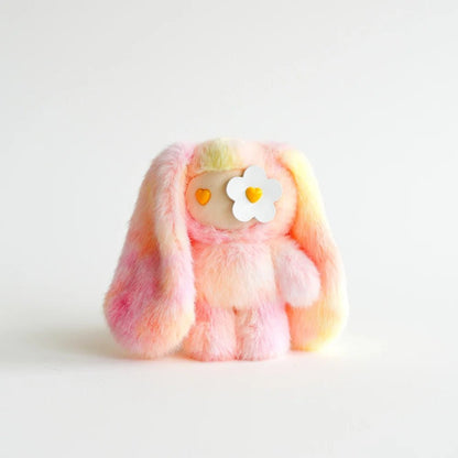 JUJU RAINBOW PLUSH KEYCHAIN BLIND BOX PINK
