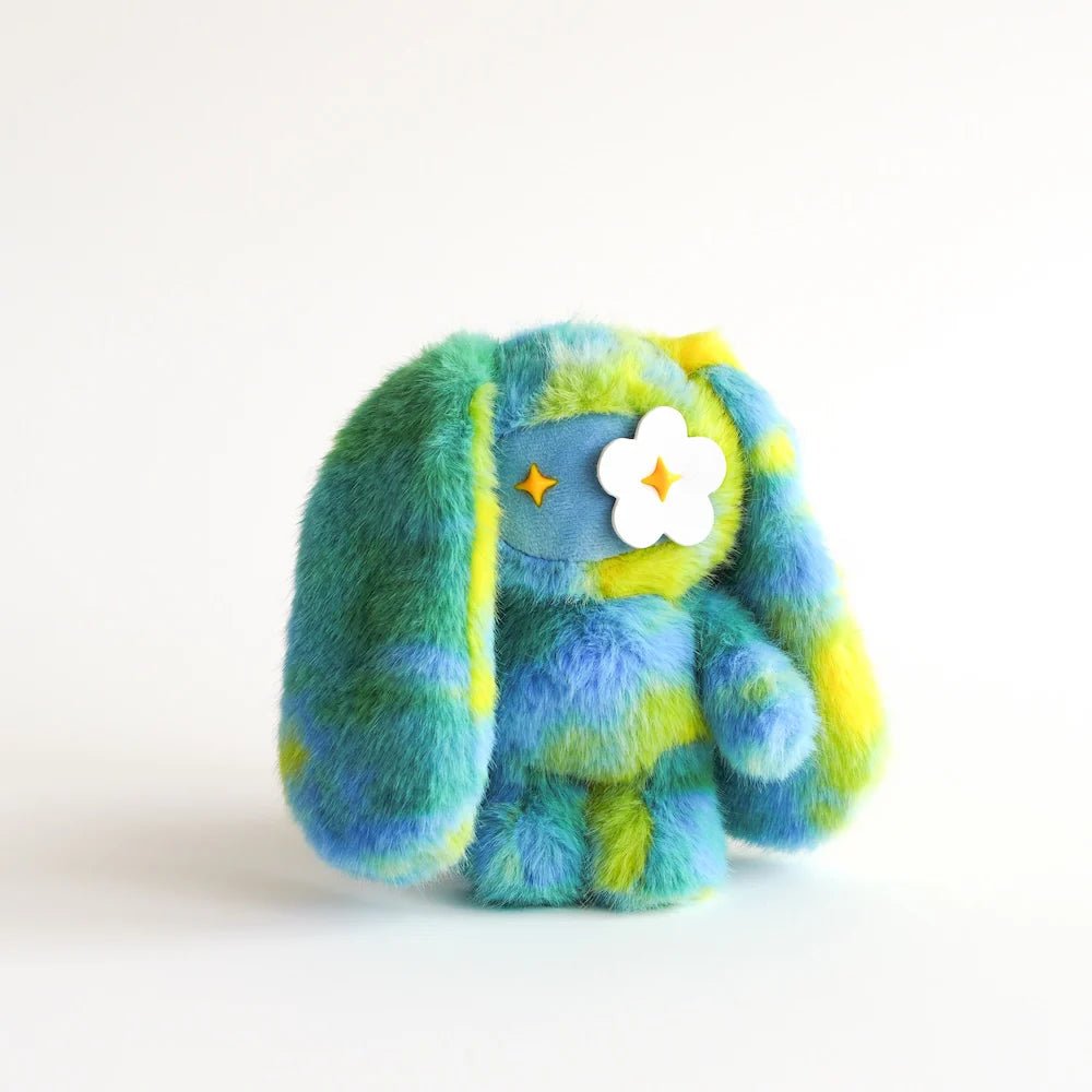 JUJU RAINBOW PLUSH KEYCHAIN BLIND BOX BLUE GREEN