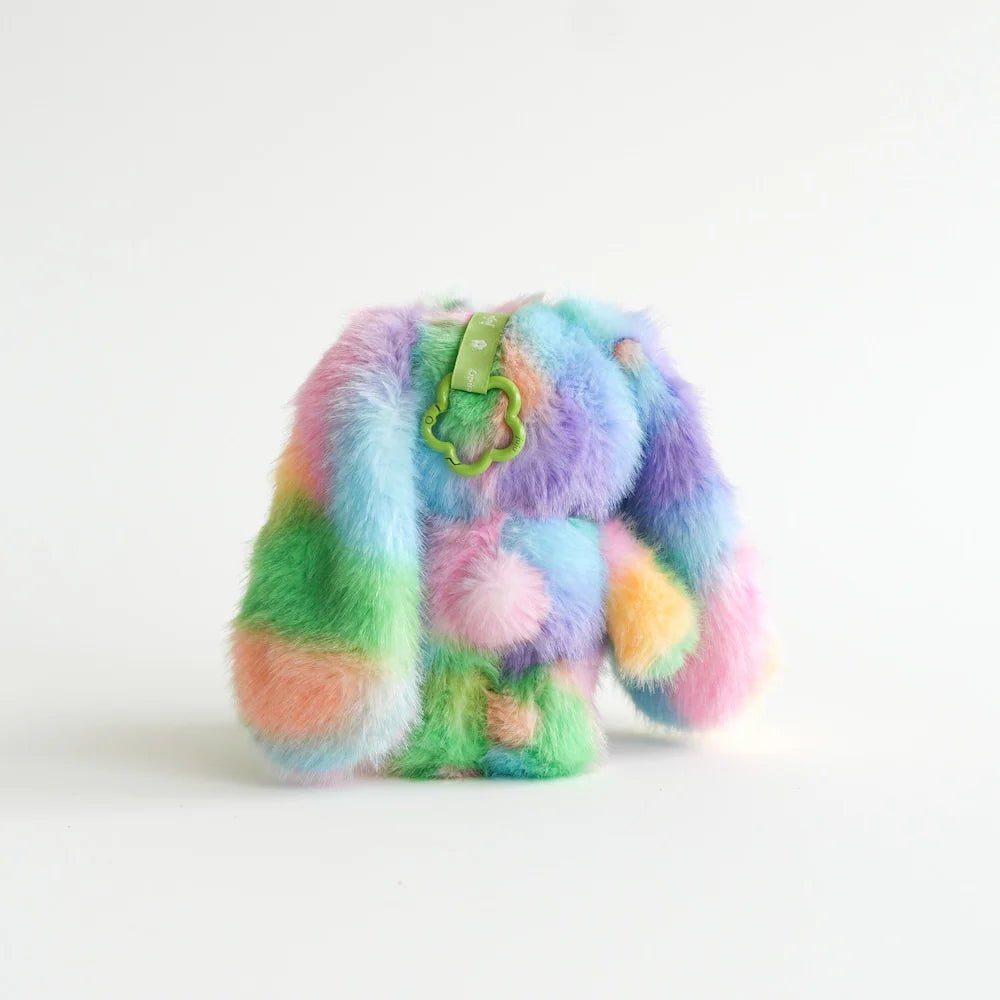 JUJU RAINBOW PLUSH KEYCHAIN BLIND BOX RAINBOW SPOTS BACK