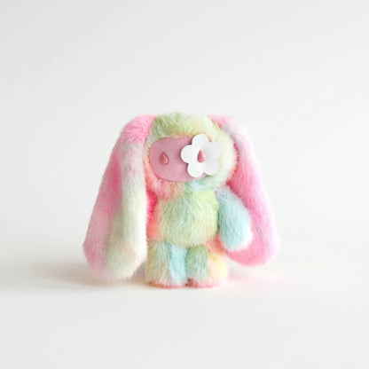 JUJU RAINBOW PLUSH KEYCHAIN BLIND BOX PASTEL RAINBOW