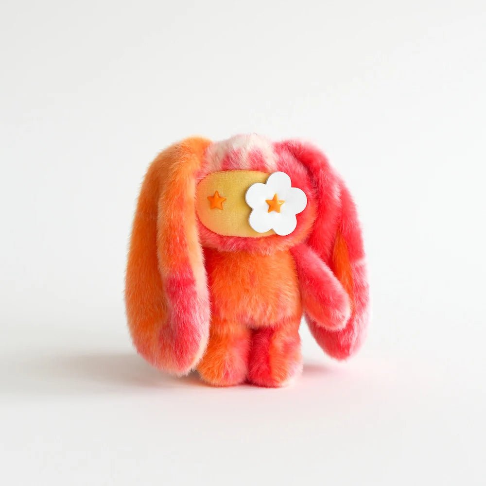 JUJU RAINBOW PLUSH KEYCHAIN BLIND BOX RED ORANGE