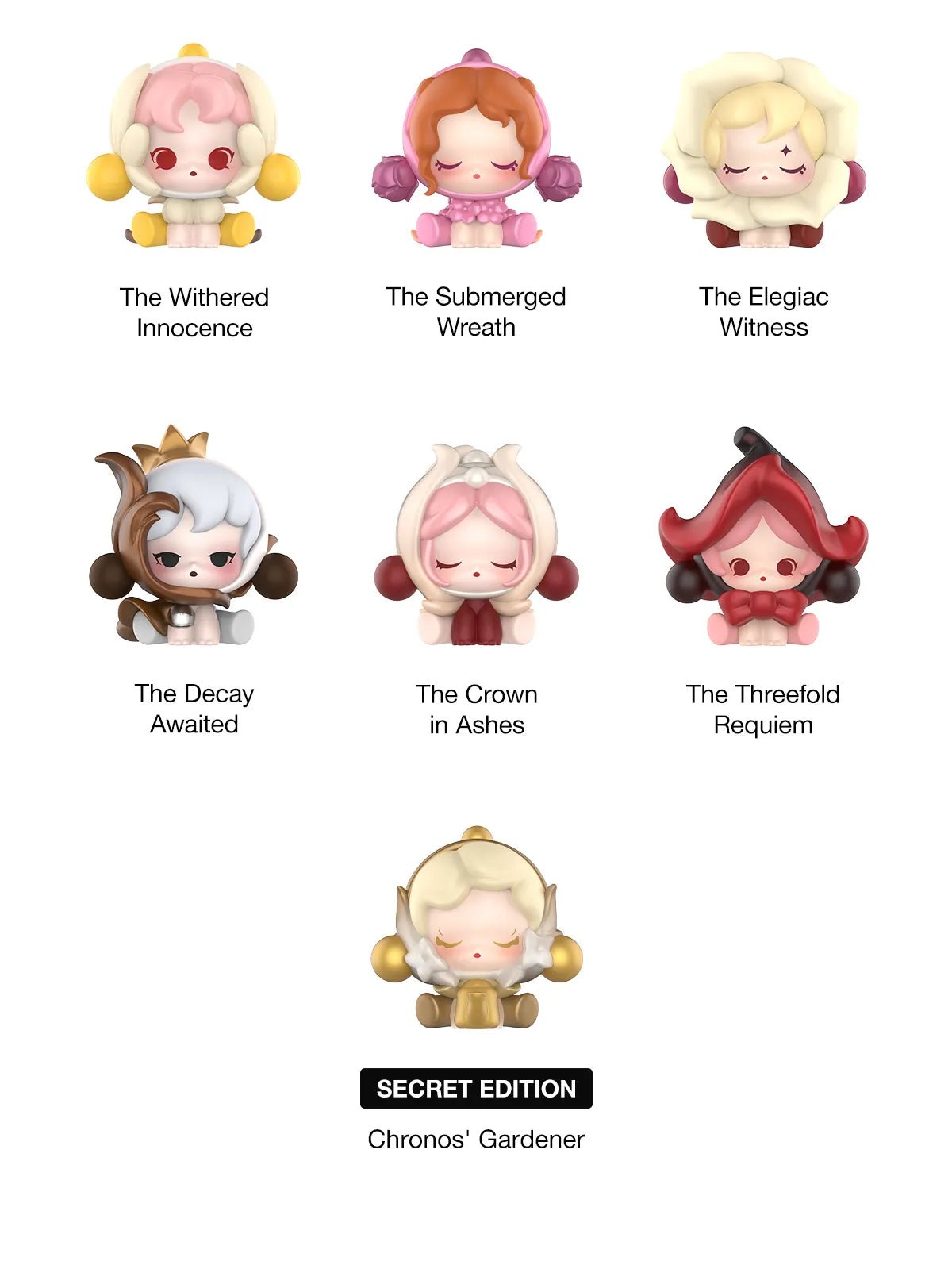 POP BEAN SKULLPANDA Petals in Four Acts Series Collection 2