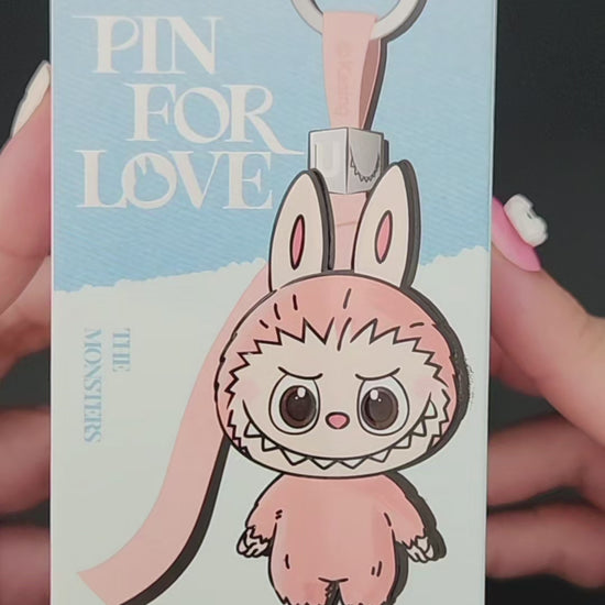 The Monsters LABUBU Pin For Love Series Vinyl Plush Pendant Blind Box (N-Z) Unboxing