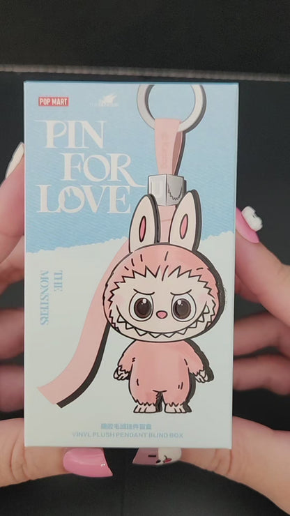 The Monsters LABUBU Pin For Love Series Vinyl Plush Pendant Blind Box (N-Z) Unboxing