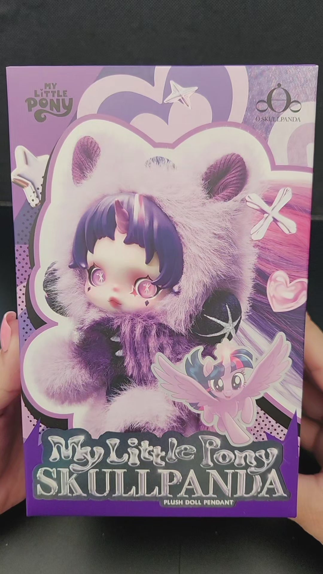 SKULLPANDA × My Little Pony Series Plush Doll Pendant Unboxing