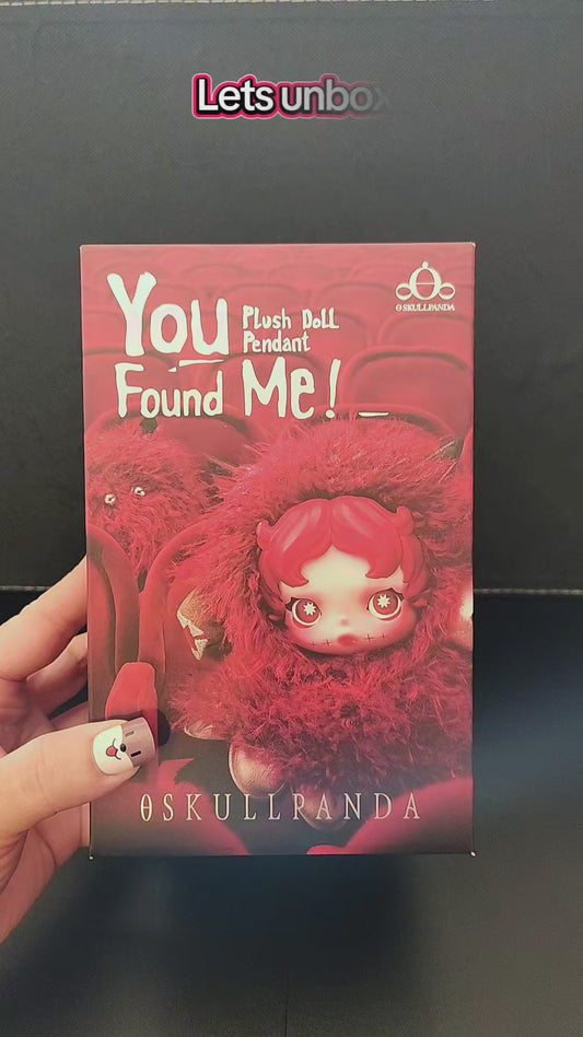 SKULLPANDA You Found Me! Series Plush Doll Pendant