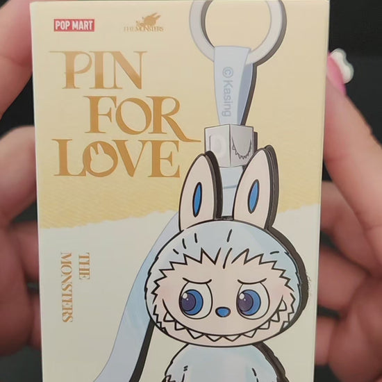 The Monsters LABUBU Pin For Love Series Vinyl Plush Pendant Blind Box (A-M) Unboxing