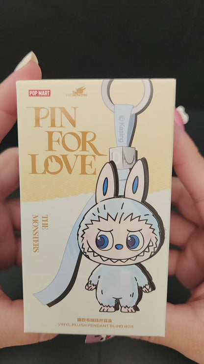 The Monsters LABUBU Pin For Love Series Vinyl Plush Pendant Blind Box (A-M) Unboxing