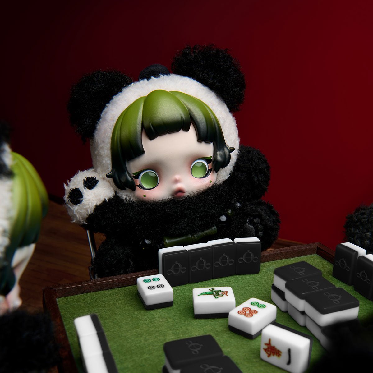 SKULLPANDA Lazy Panda Plush Doll Pendant - Collectique