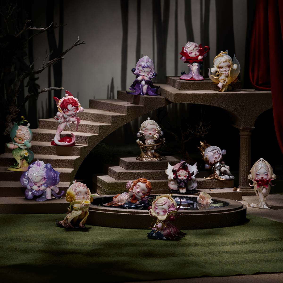 21スカルパンダ　SKULLPANDA Petals in Four Acts SKULLPANDA Petals in Four Acts Series Figures – Collectique