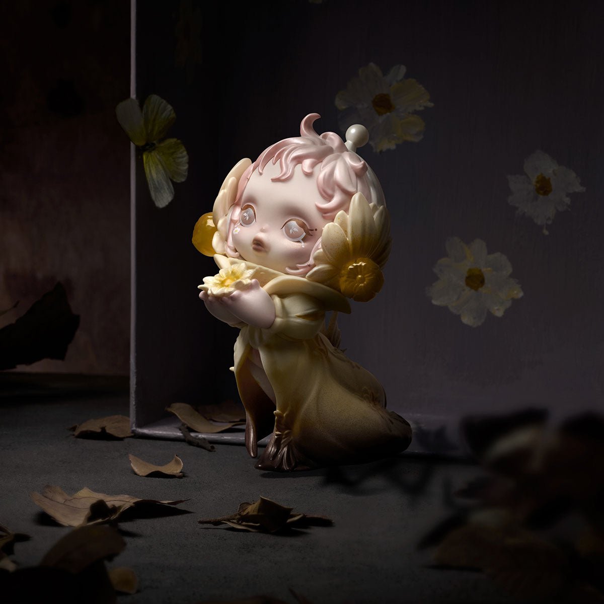 SKULLPANDA PETALS IN FOUR ACTS SERIES FIGURE FLOWER