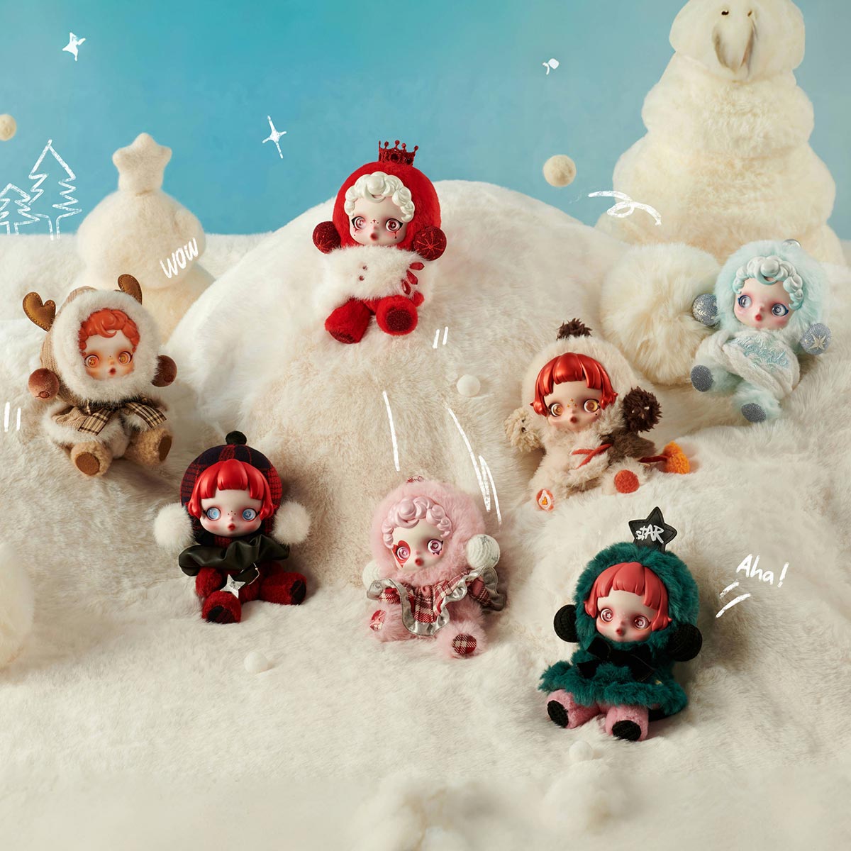 SKULLPANDA Winter Symphony シリーズ SKULLPANDA Winter Symphony Series Plush – Collectique