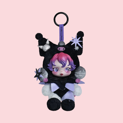 SKULLPANDA KUROMI Plush Pendant - Collectique