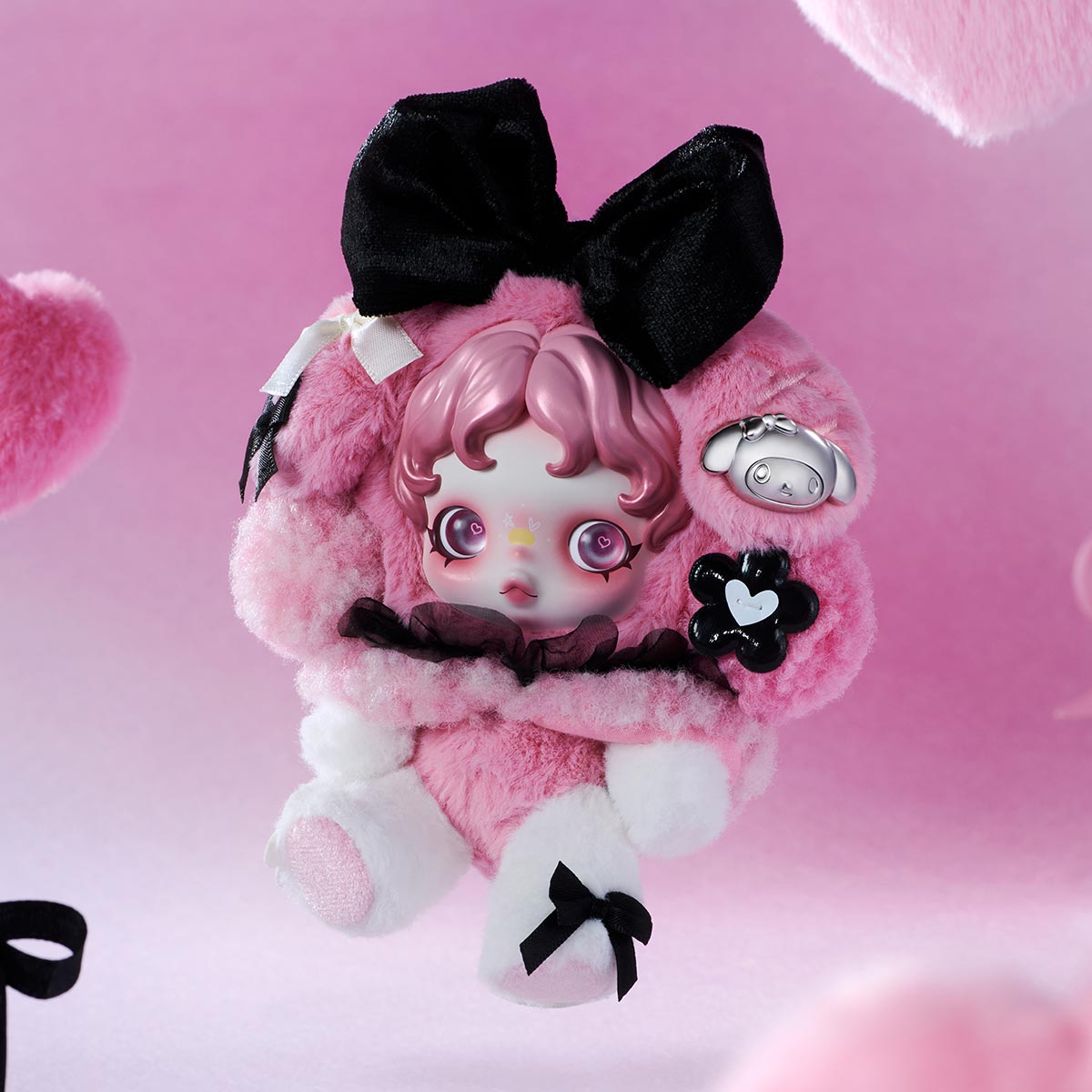 SKULLPANDA MY MELODY Plush Pendant - Collectique