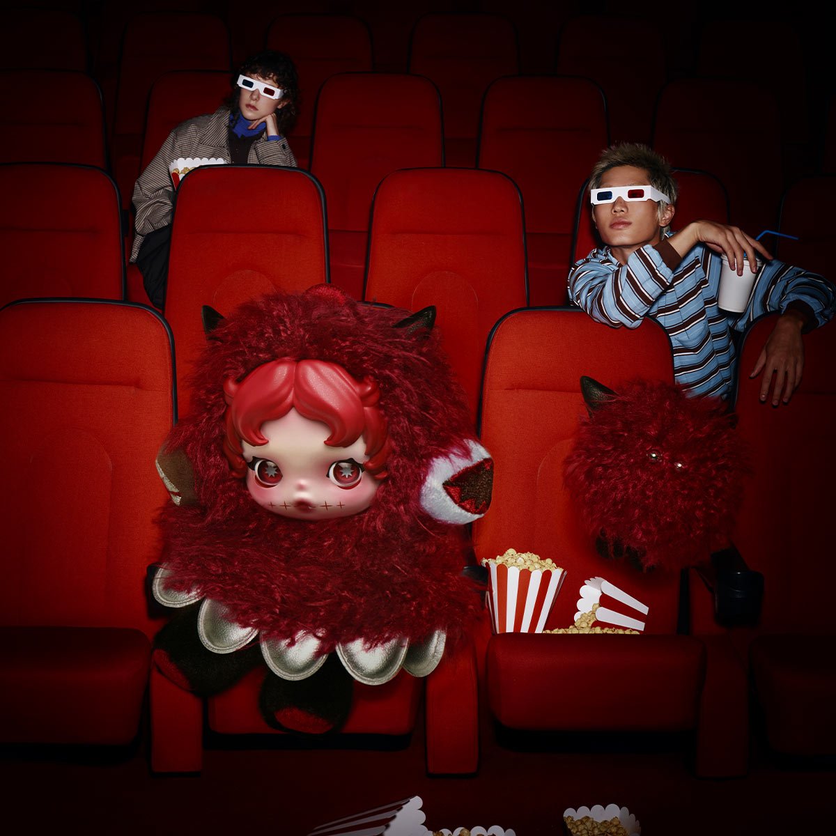 SKULLPANDA You Found Me! Series Plush Doll Pendant - Collectique