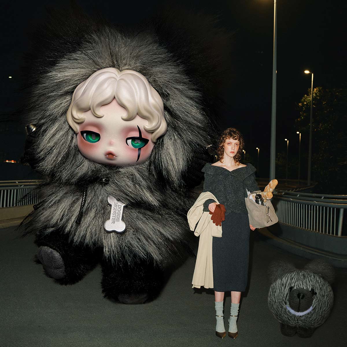 SKULLPANDA You Found Me! Series Plush Doll Pendant - Collectique